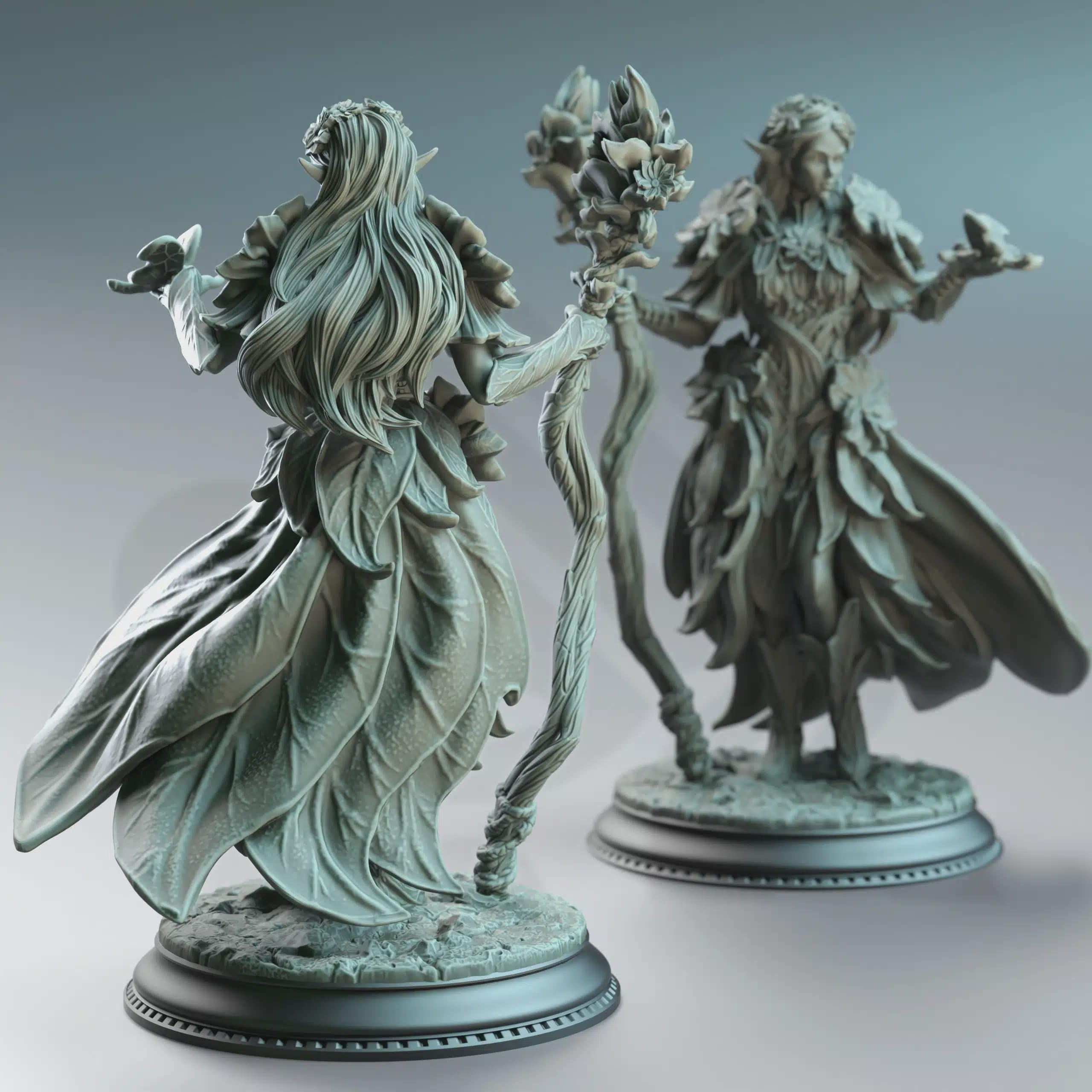 Synoria the Noble Hearted – Feywalker Caster | Fantasy D&D Miniature | Hero, Villain or NPC, Resin Model