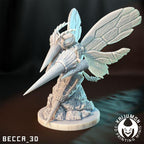Kaijumon Weedle, Kakuna, Beedrill & Mega Beedrill | Resin Miniatures | Pokémon Kaiju Fusion Collectibles