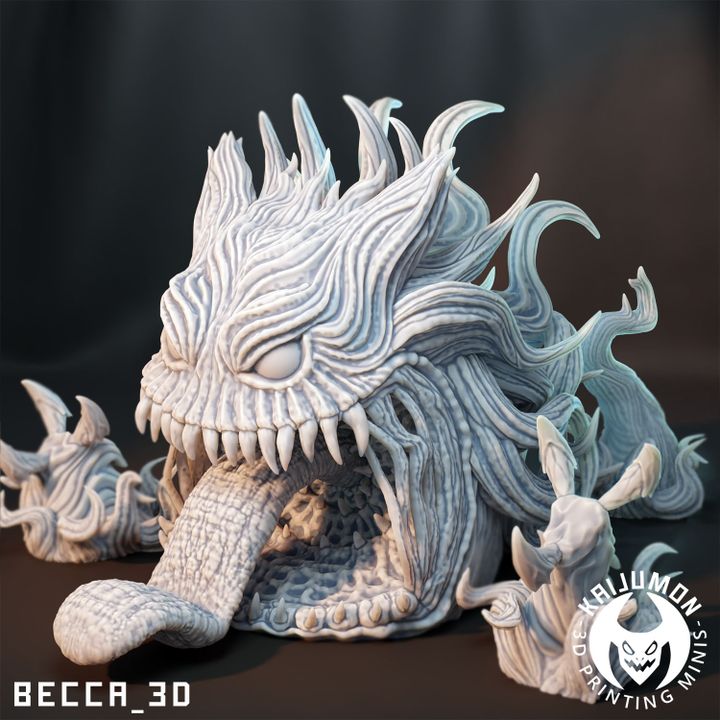 Kaijumon – Gastly, Haunter, Gengar, Mega Gengar & GMAX Gengar | Resin Miniatures | Pokémon Kaiju Fusion Collectibles