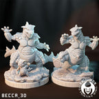 Kaijumon Kangaskhan & Mega Kangaskhan | Resin Miniatures | Pokémon Kaiju Fusion Collectibles