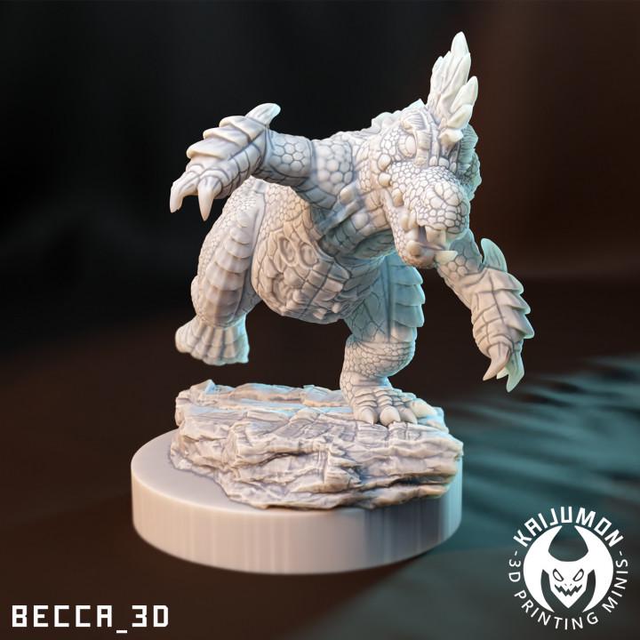 Kaijumon – Totodile, Croconaw, Feraligatr & Mega Feraligatr | 3D Resin Printed Figures
