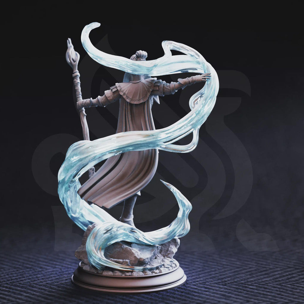 Sergeant Molly Cliffburn - Military Veteran Miniature | Fantasy D&D Miniature | Hero, Villain or NPC, Resin Model