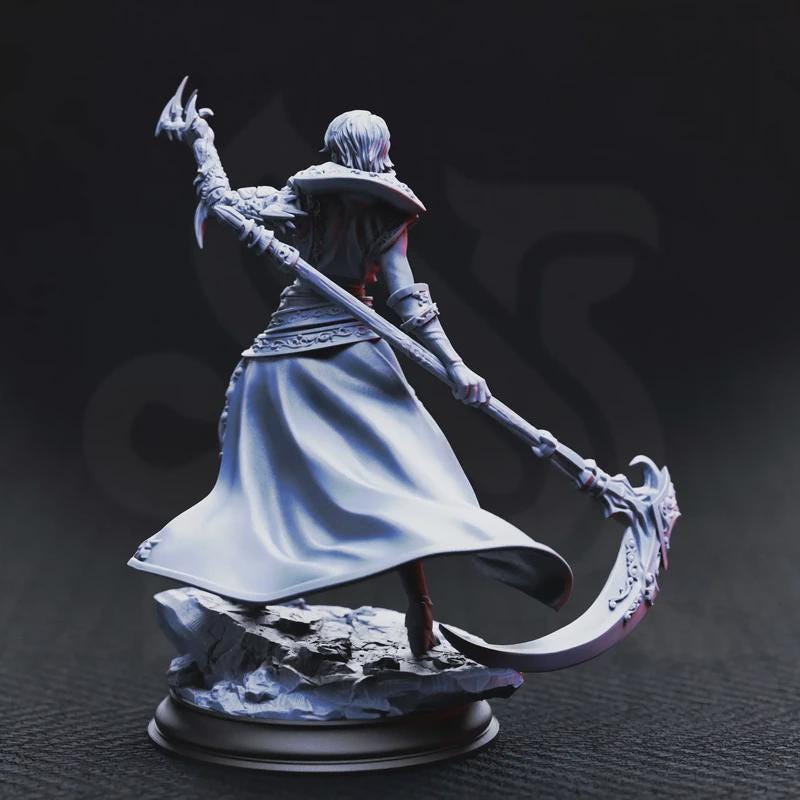 Catarina Von Strassen – Fiend Hunter | Fantasy D&D Miniature | Hero, Villain or NPC, Resin Model