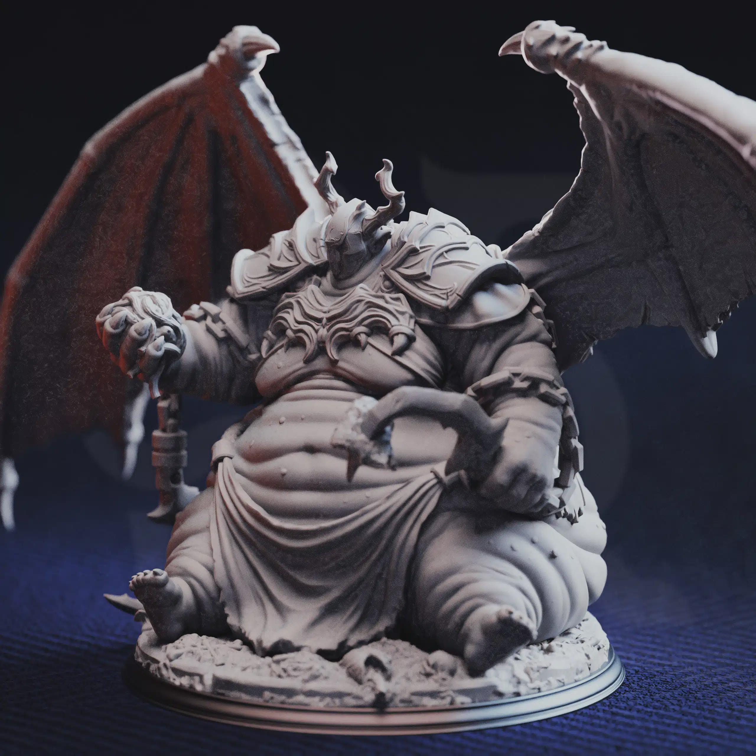 Bodge the Ravenous – Gluttony Devil | Fantasy Monster Miniature | Resin Model