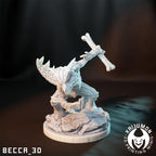 Kaijumon Cubone, Marowak & Alolan Marowak | 3D Resin Printed Figures | Unpainted Miniatures for Painting, Display, or TTRPG