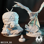 Kaijumon Evolution Line – Applin, Dipplin, Appletun, Flapple & Hydrapple | 3D Resin Printed Figures