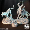 Kaijumon Houndour, Houndoom & Mega Houndoom | Resin Miniatures | Pokémon Kaiju Fusion Collectibles