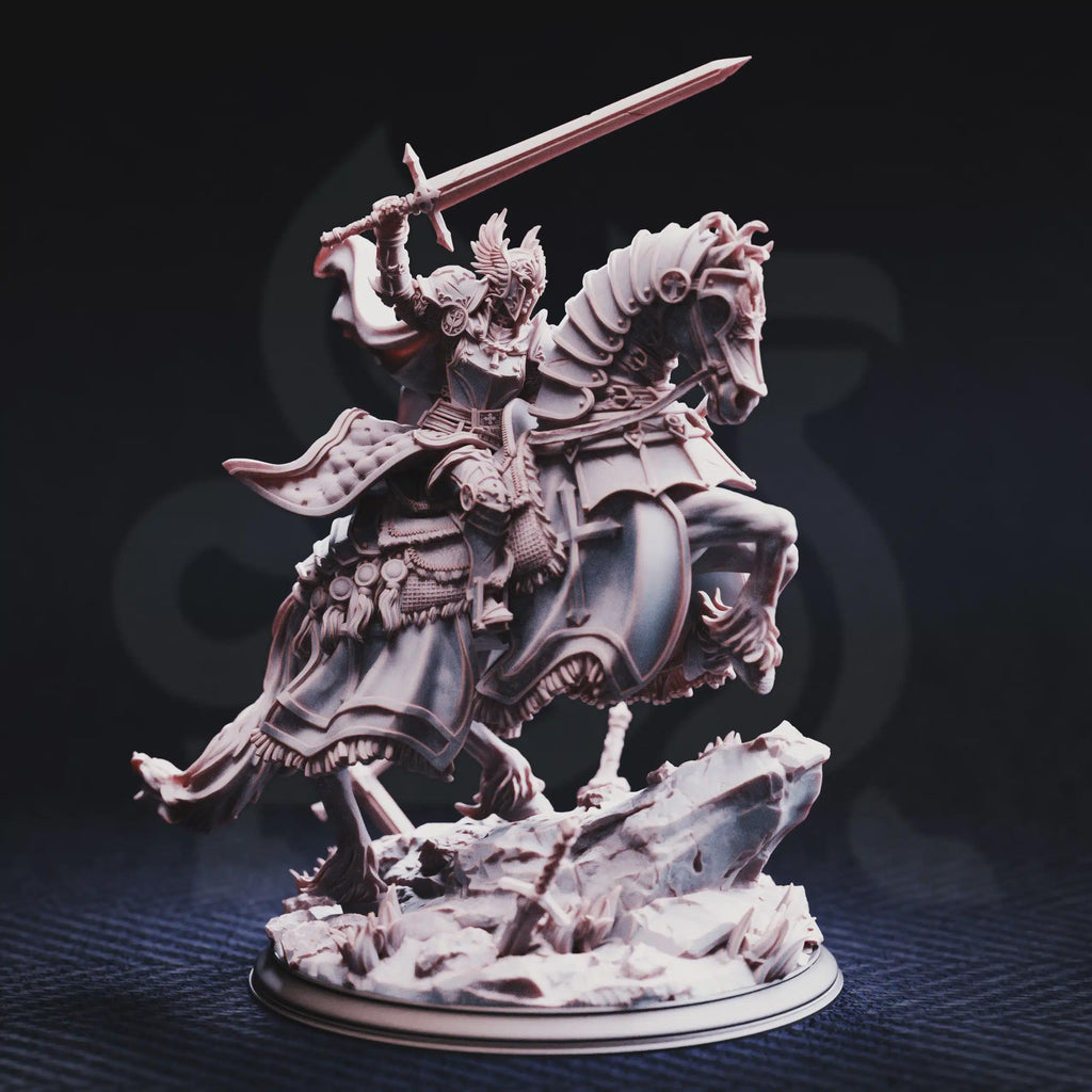 Jeanne du Lac – Knight of Justice | Fantasy D&D Miniature | Hero, Villain or NPC, Resin Model