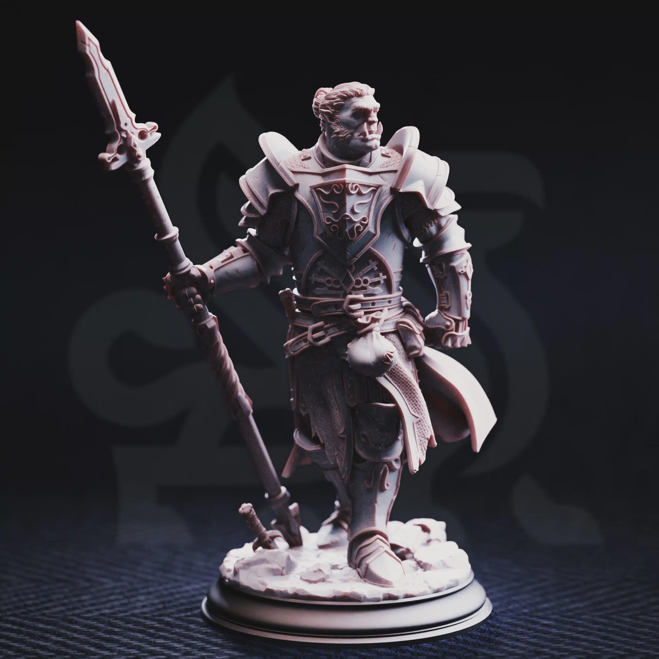 Krunthar – Knight of Horauthin | Fantasy D&D Miniature | Hero, Villain or NPC, Resin Model