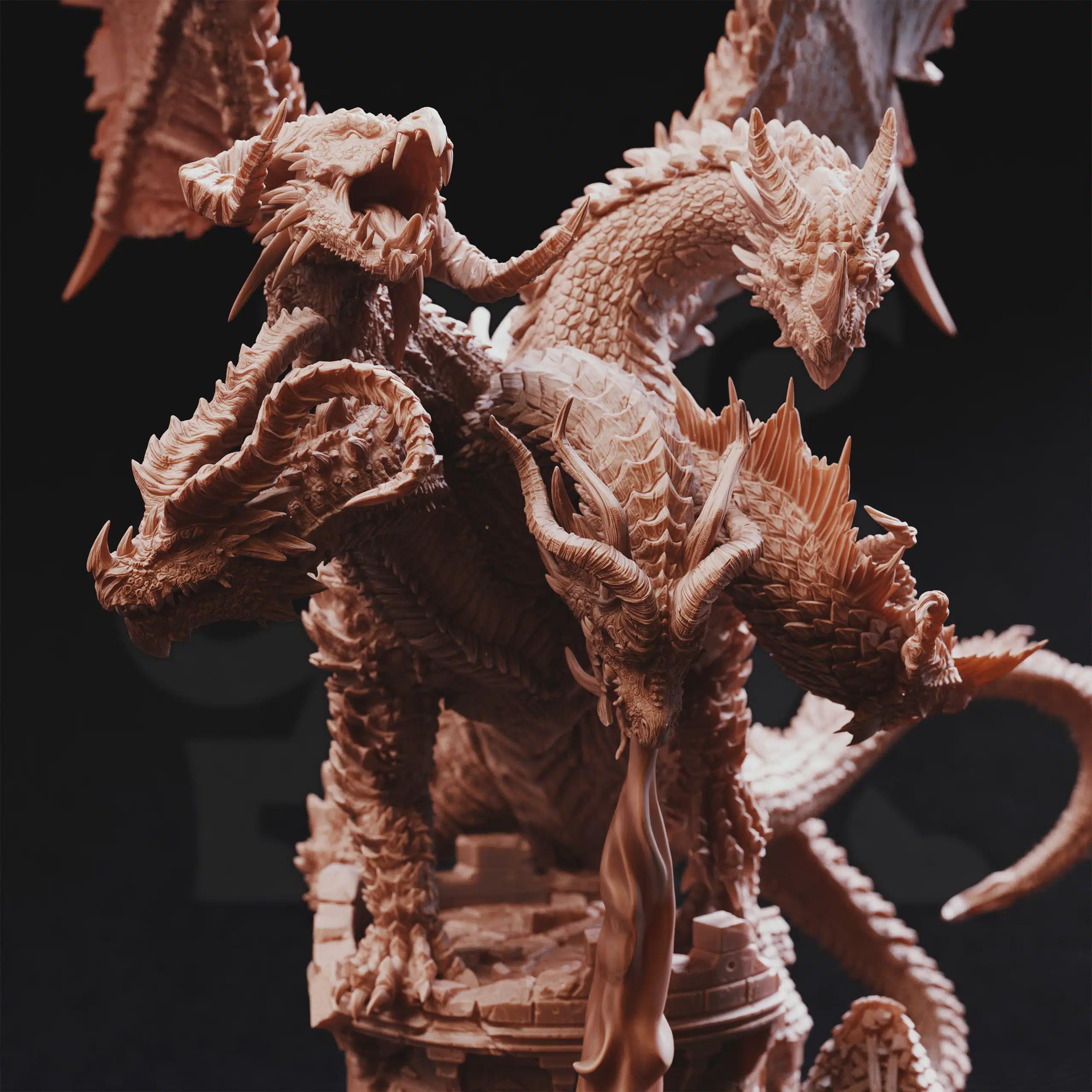 Pentelia – Mother of All Dragons | Fantasy Monster Miniature | D&D Creature, Boss Enemy, Resin Model
