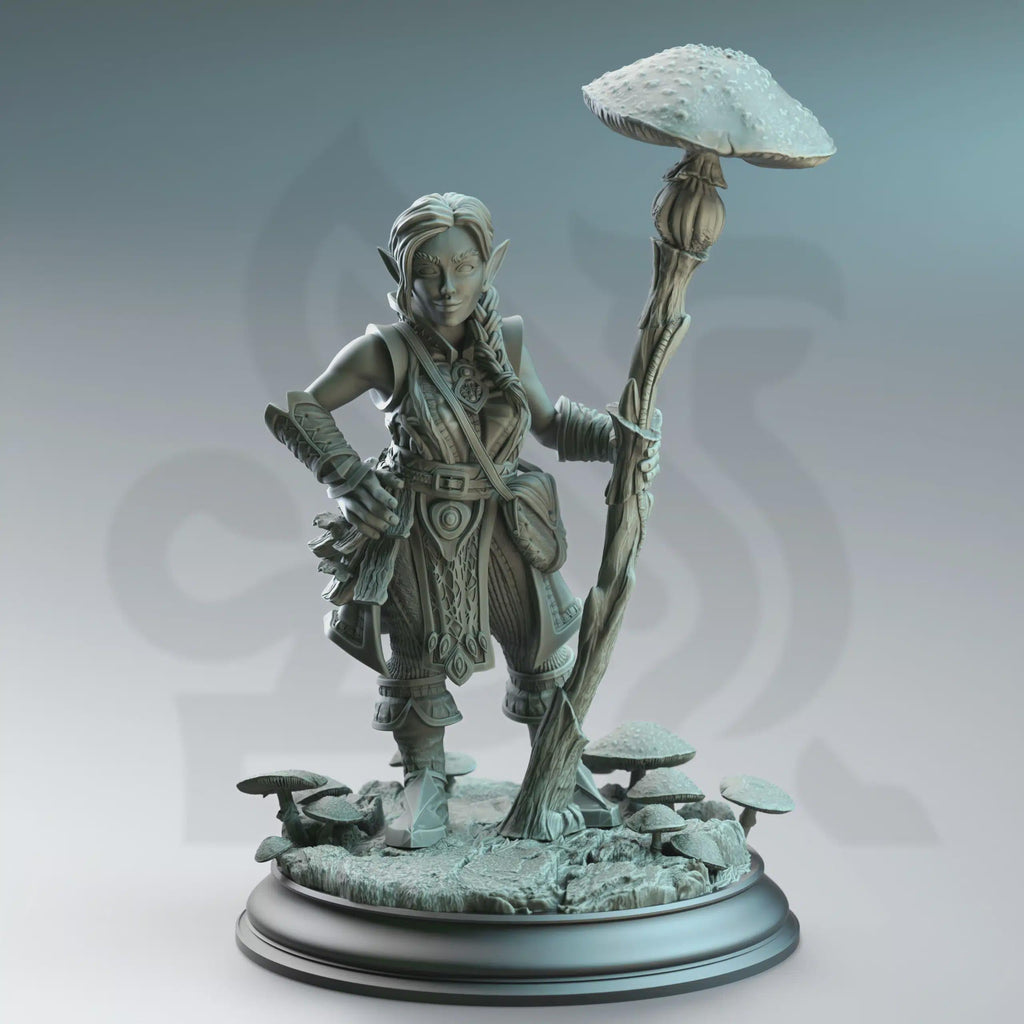 Cordelia the Homestead Hermit – Halfling Druid | Fantasy D&D Miniature | Hero, Villain or NPC, Resin Model