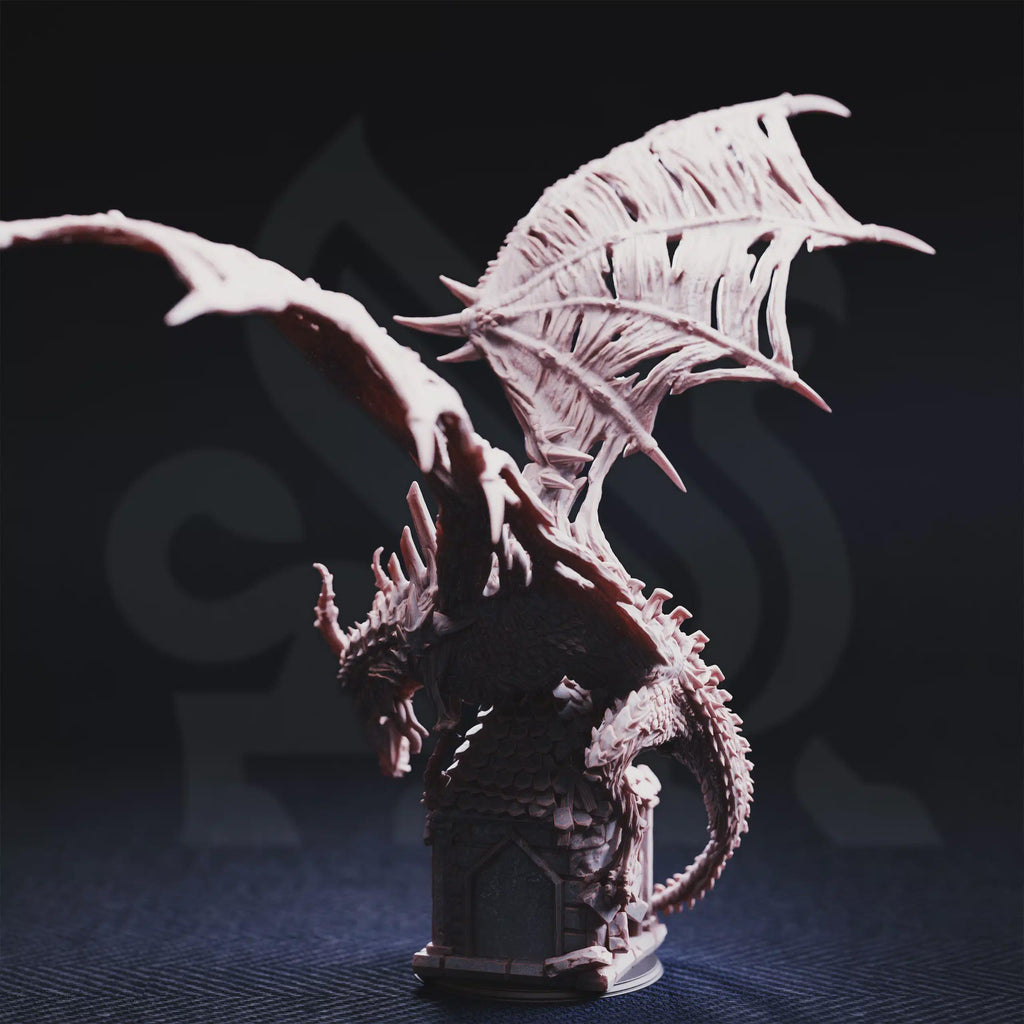 Shingorion – Ancient Undead Dragon | Fantasy Monster Miniature | D&D Creature, Boss Enemy, Resin Model