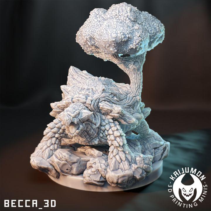 Kaijumon – Turtwig, Grotle & Torterra | Resin Miniatures | Pokémon Kaiju Fusion Collectibles