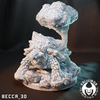Kaijumon – Turtwig, Grotle & Torterra | Resin Miniatures | Pokémon Kaiju Fusion Collectibles