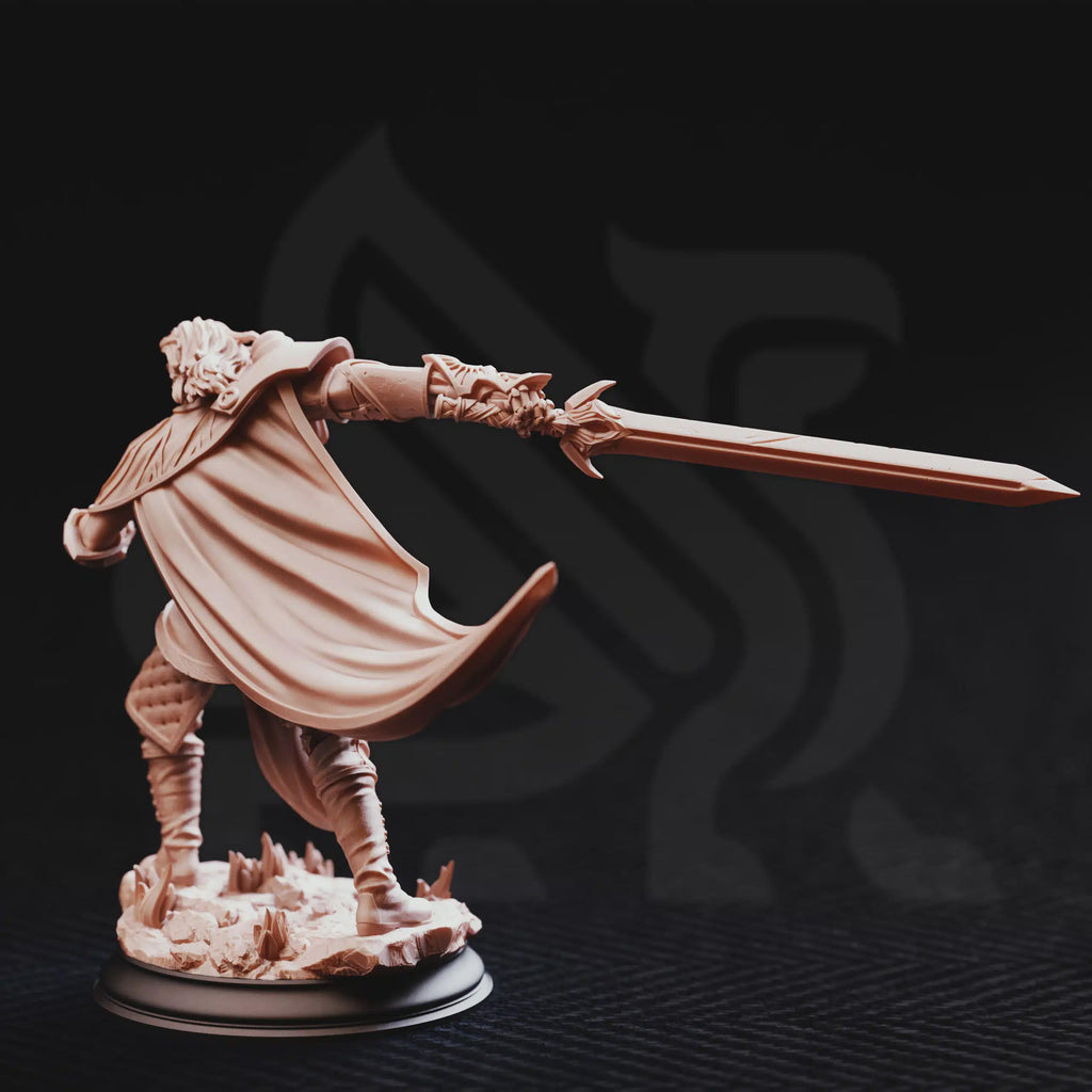 Illirian of the Lost Fleet – Spellsword Artificer | Fantasy D&D Miniature | Hero, Villain or NPC, Resin Model