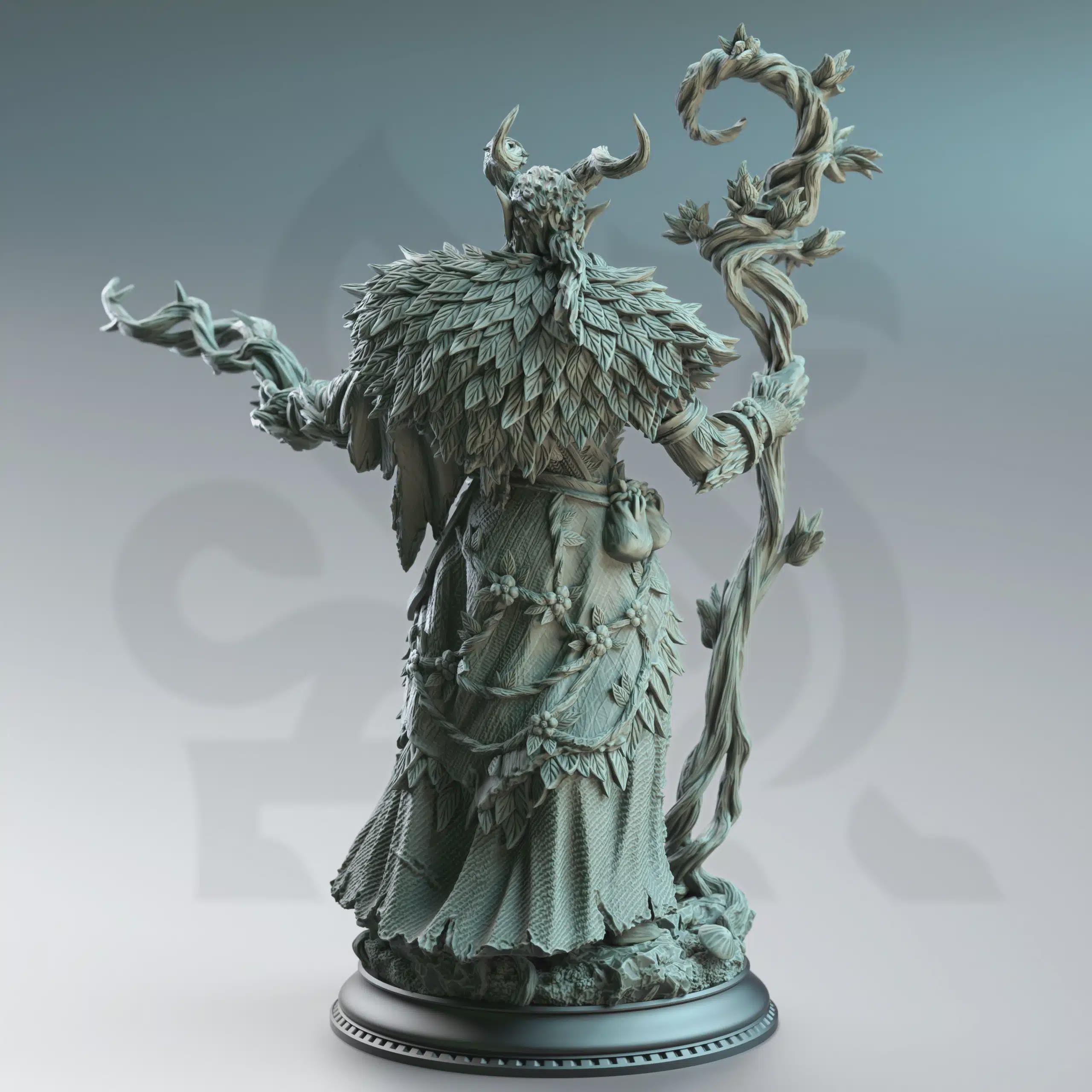Old Barkhorn – Satyr Druid | Fantasy D&D Miniature | Hero, Villain or NPC, Resin Model