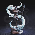 Sergeant Molly Cliffburn - Military Veteran Miniature | Fantasy D&D Miniature | Hero, Villain or NPC, Resin Model