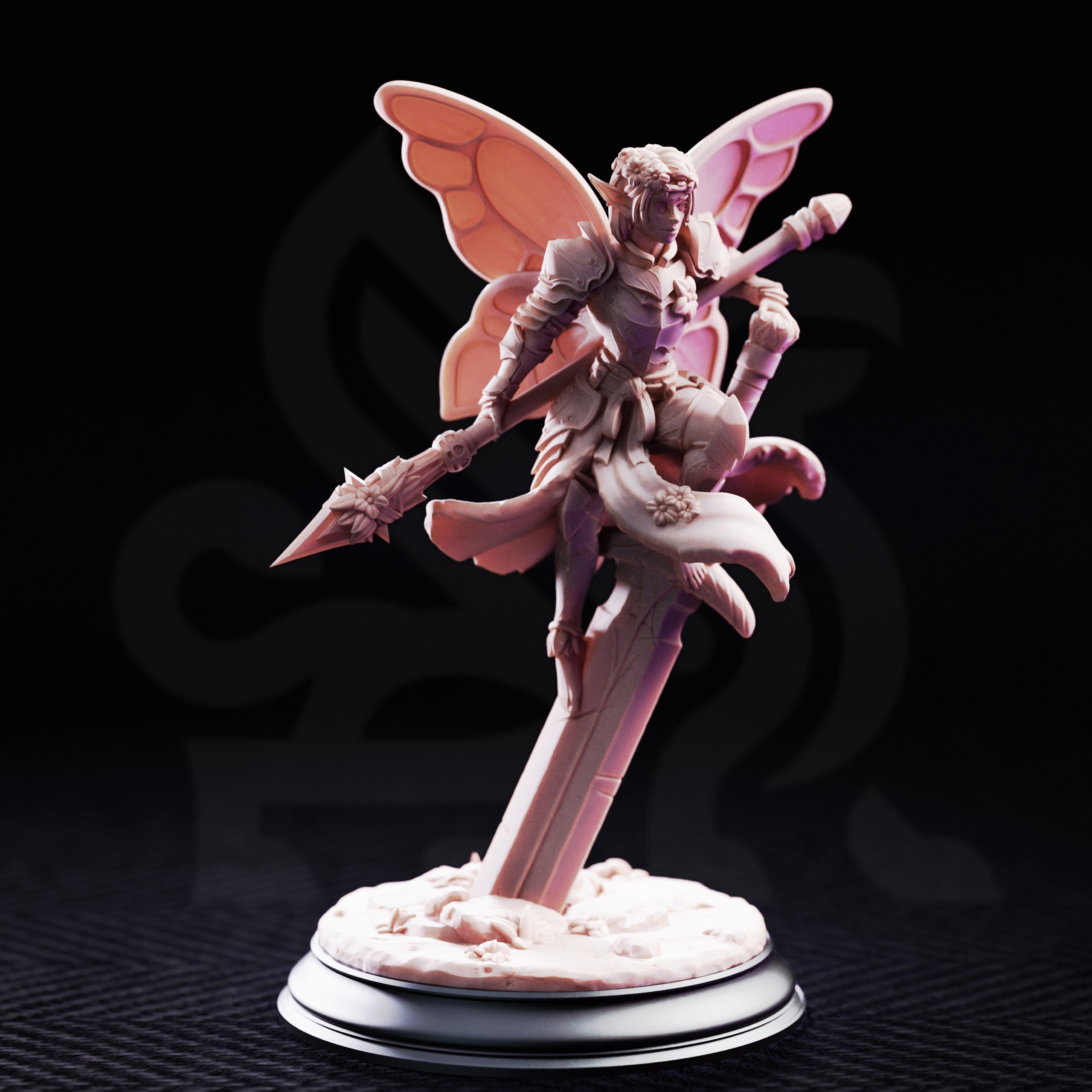 Battle Bell – Fairy Knight | Fantasy D&D Miniature | Hero, Villain or NPC, Resin Model