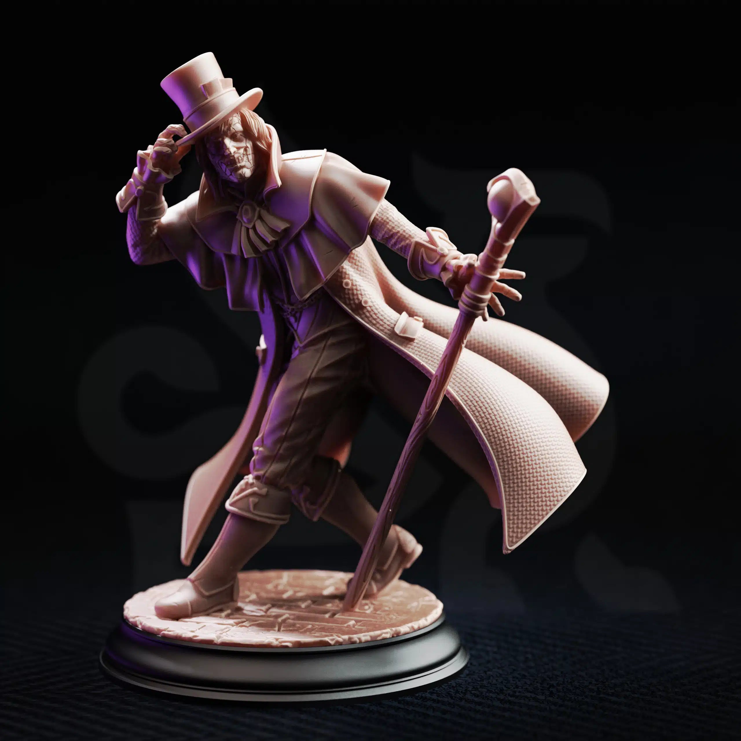 Cobalt Fairfax – Professor of Transmutation | Fantasy D&D Miniature | Hero, Villain or NPC, Resin Model