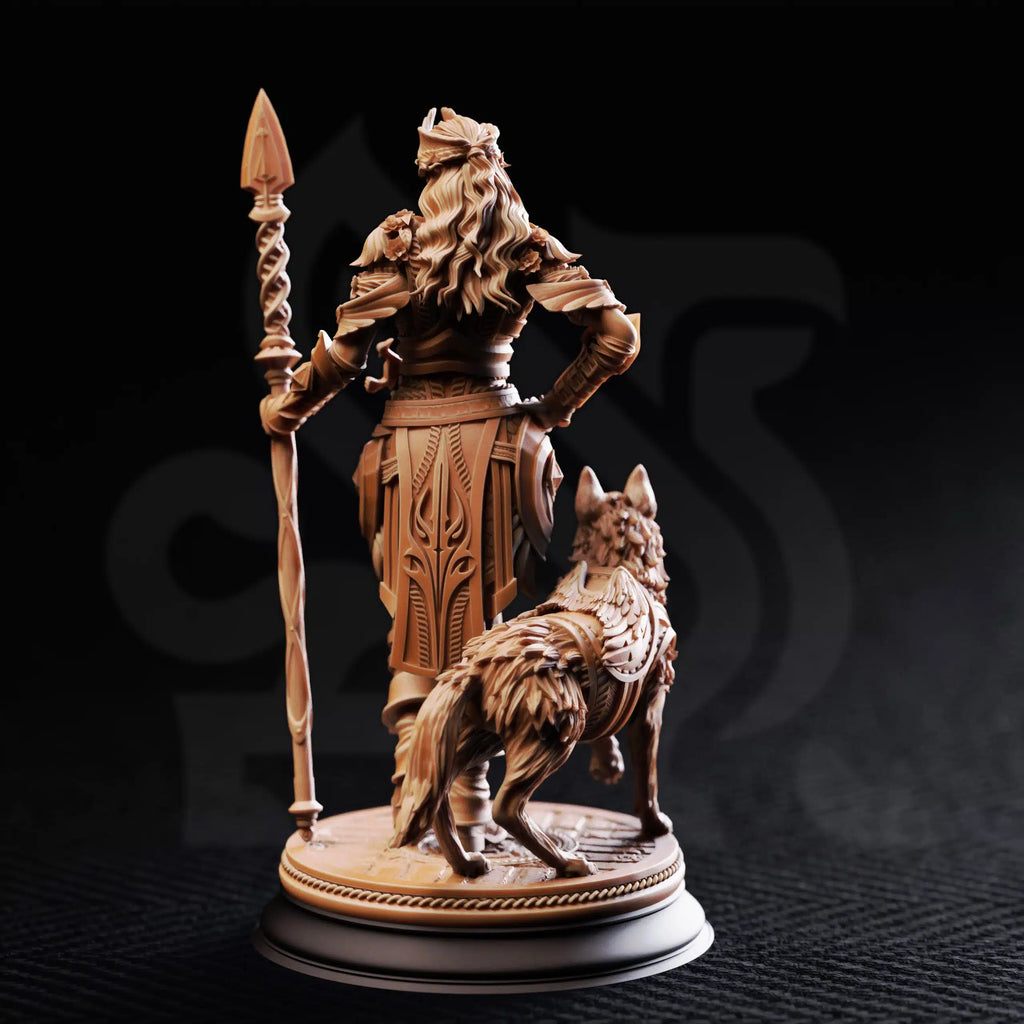 Frøya – Maiden of Life | Fantasy D&D Miniature | Hero, Villain or NPC, Resin Model