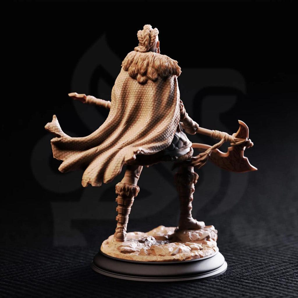 Gunnhildr – Outlander Berserker | Fantasy D&D Miniature | Hero, Villain or NPC, Resin Model