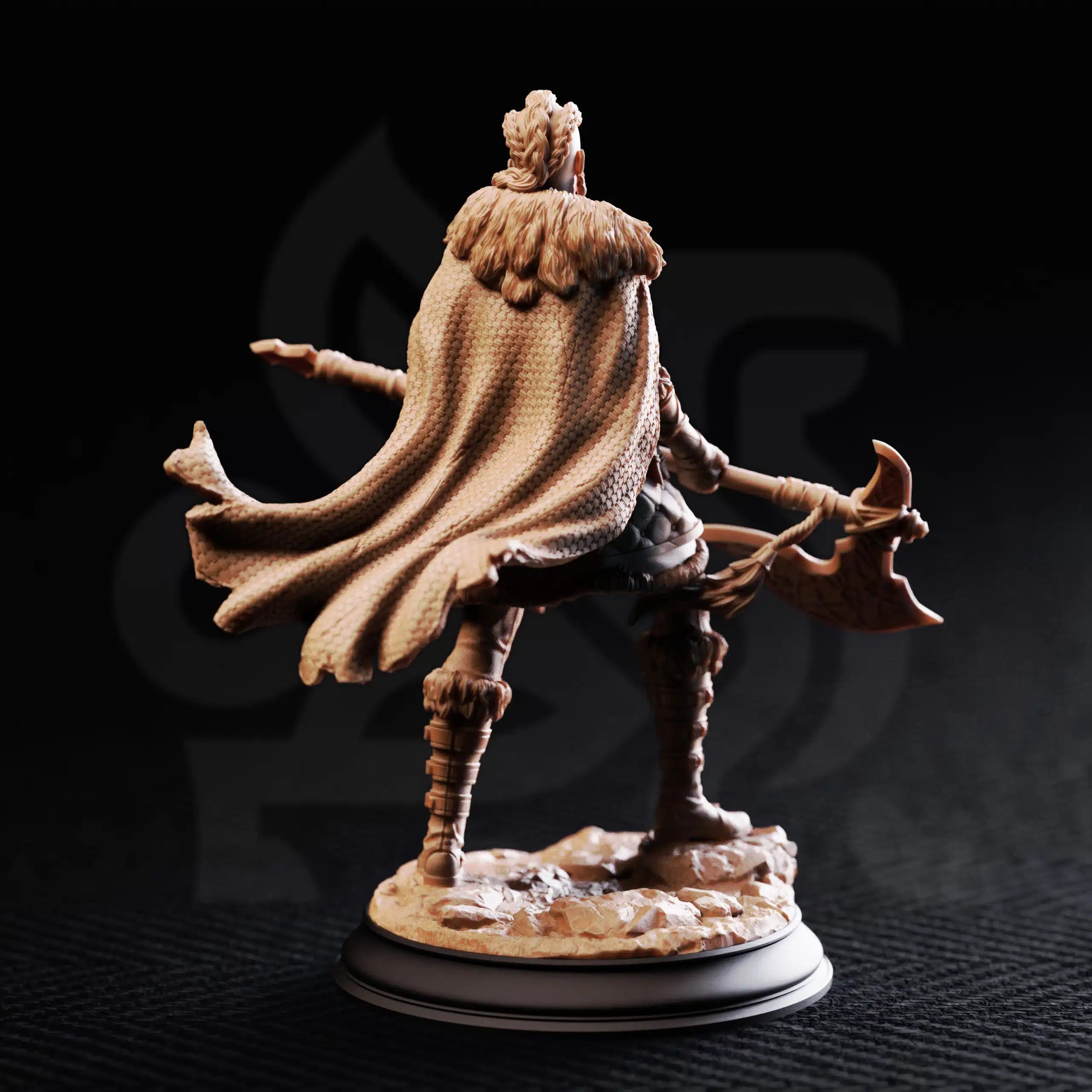 Gunnhildr – Outlander Berserker | Fantasy D&D Miniature | Hero, Villain or NPC, Resin Model