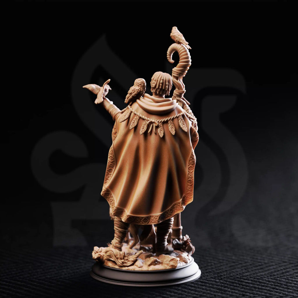 Gwambari – Animal Friend Shaman | Fantasy D&D Miniature | Hero, Villain or NPC, Resin Model