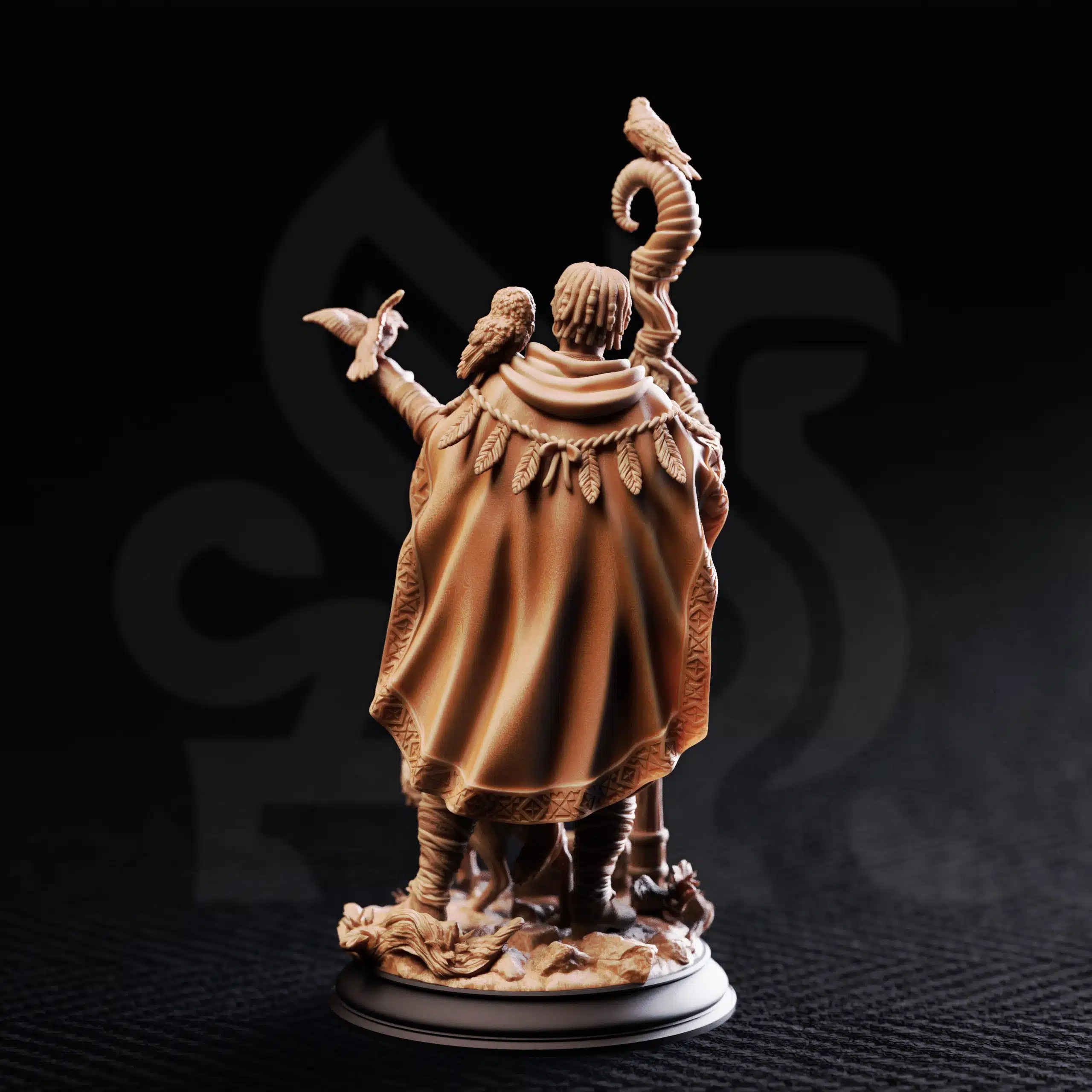 Gwambari – Animal Friend Shaman | Fantasy D&D Miniature | Hero, Villain or NPC, Resin Model