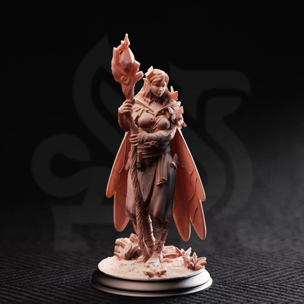 Kahlia Birdsong – Druid of the Canopy | Fantasy D&D Miniature | Hero, Villain or NPC, Resin Model