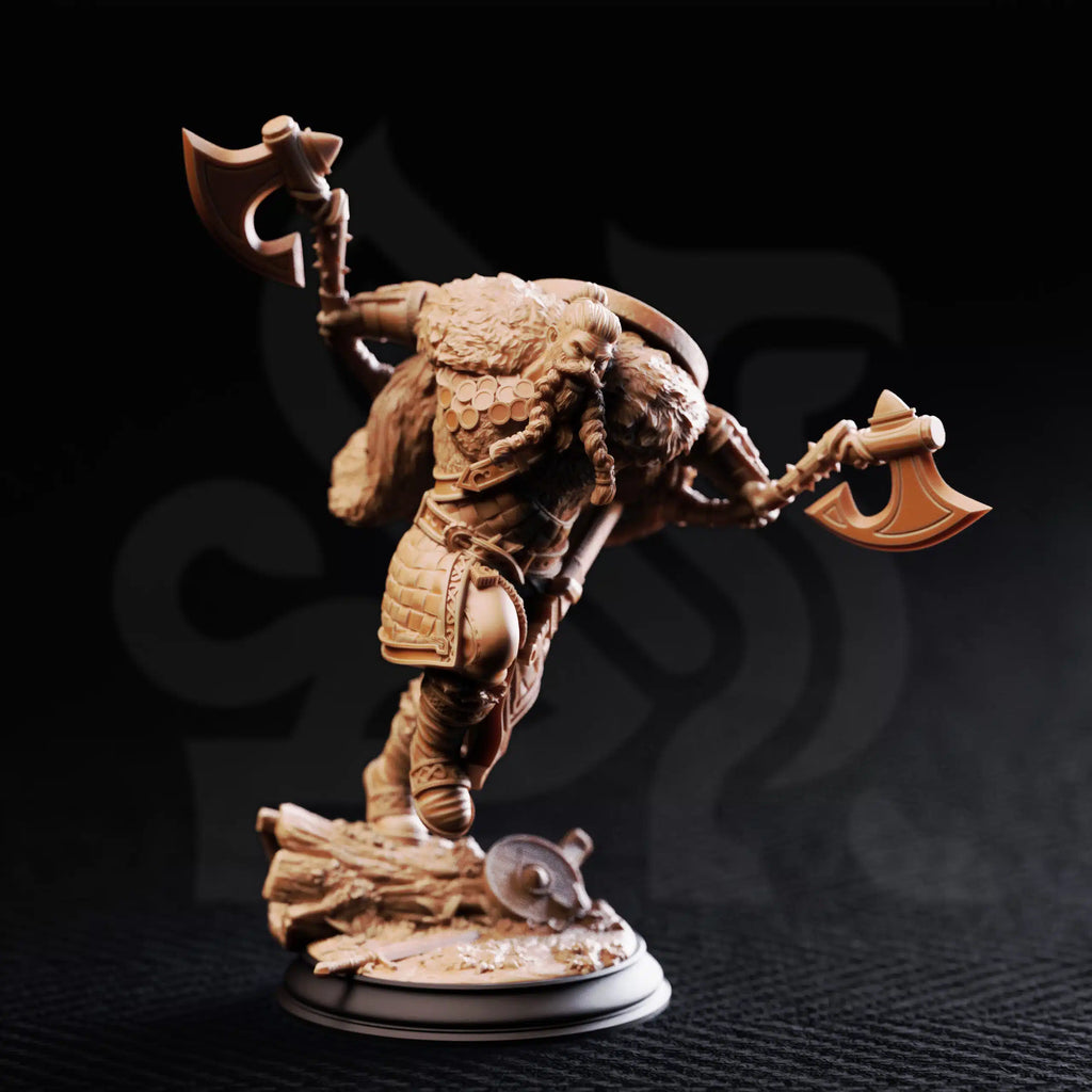 Magnar Nylstrom – Nordic War Chief | Fantasy D&D Miniature | Hero, Villain or NPC, Resin Model