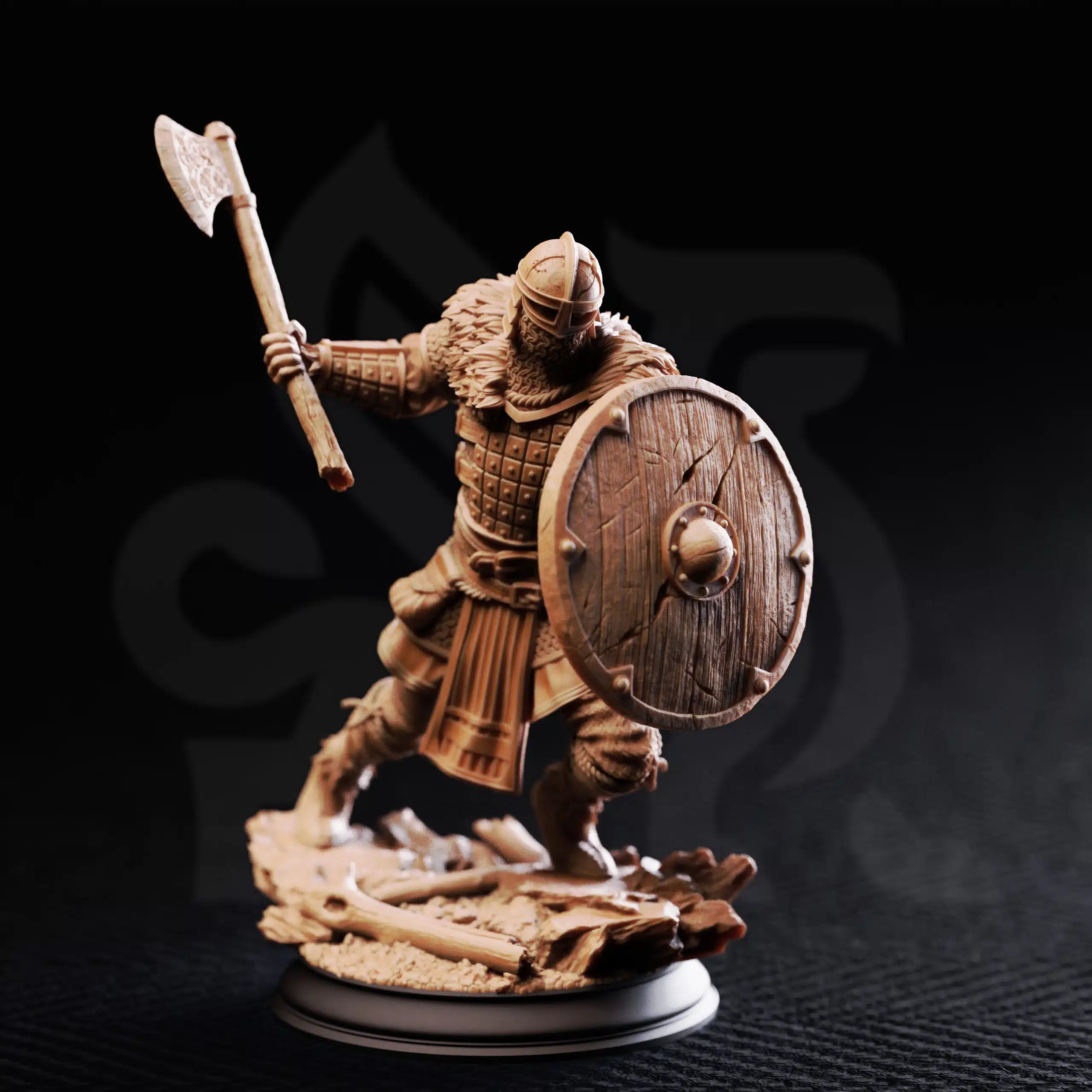 Nils Olav – The Heartland Hero  | Fantasy D&D Miniature | Hero, Villain or NPC, Resin Model
