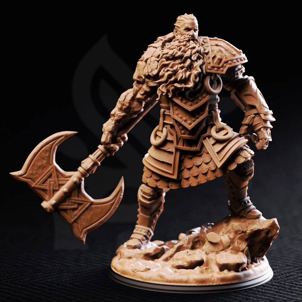 Surtson – Fire Jötunn | Fantasy Monster Miniature | Resin Model