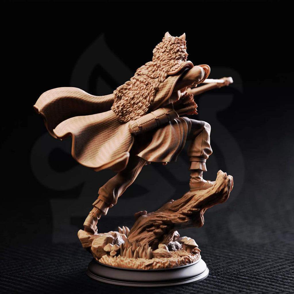 Vidarr Skallgrim – Nordic Hunter | Fantasy D&D Miniature | Resin Model