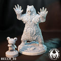 Kaijumon – Teddiursa, Ursaring, Bloodmoon & Luna Ursaring | Resin Miniatures | Pokémon Kaiju Fusion Collectibles