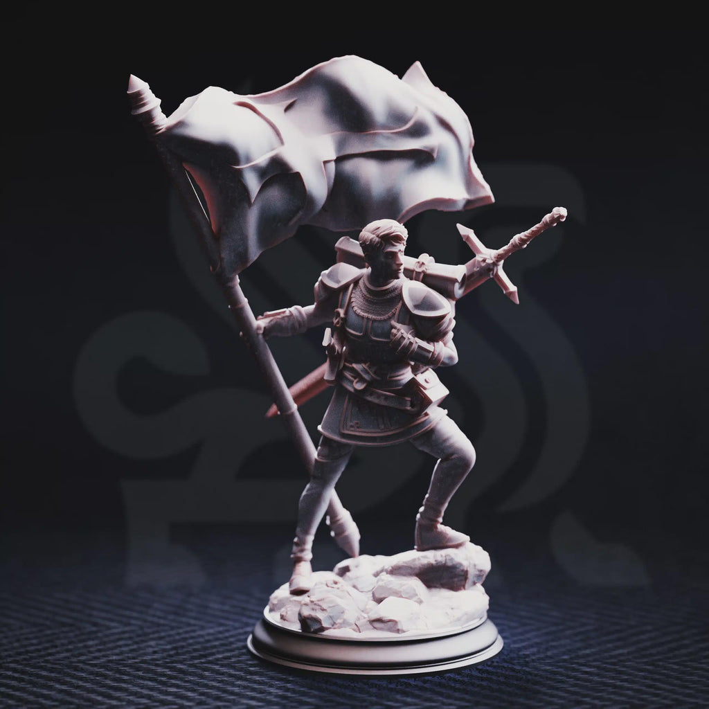 Lionel Donmeir – Squire of Justice | Fantasy D&D Miniature | Hero, Villain or NPC, Resin Model
