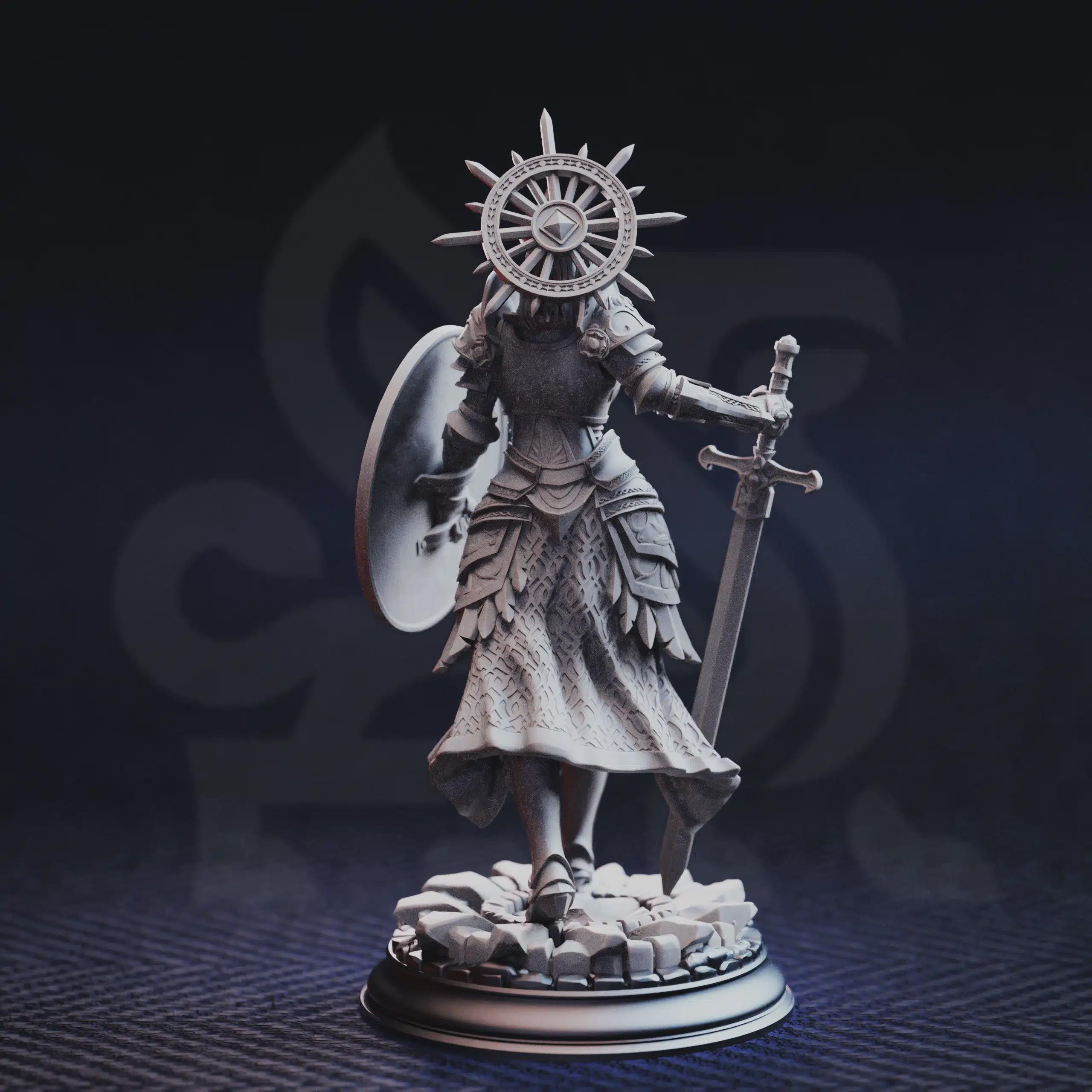 Soleria – The Judge | Fantasy D&D Miniature | Hero, Villain or NPC, Resin Model
