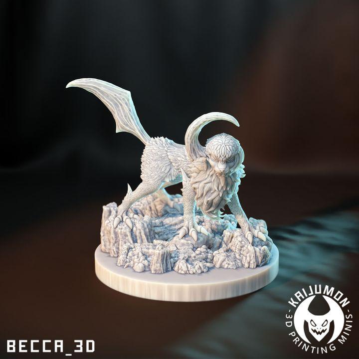 Kaijumon Absol & Mega Absol | Resin Miniatures | Pokémon Kaiju Fusion Collectibles