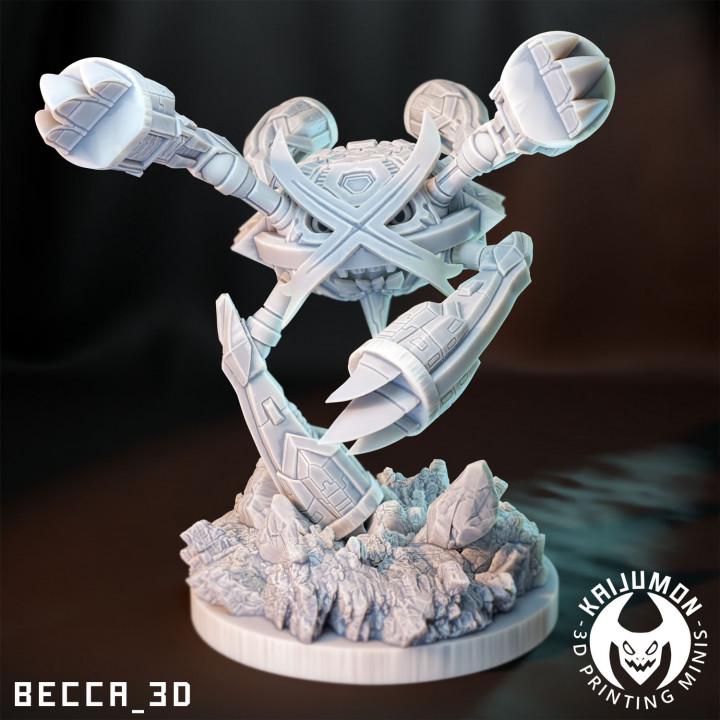 Kaijumon Beldum, Metang, Metagross & Mega Metagross | Resin Miniatures | Pokémon Kaiju Fusion Collectibles