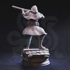 Richard “Sharpey” Pointer - Sharpshooter Rogue Miniature | Fantasy D&D Miniature | Hero, Villain or NPC, Resin Model