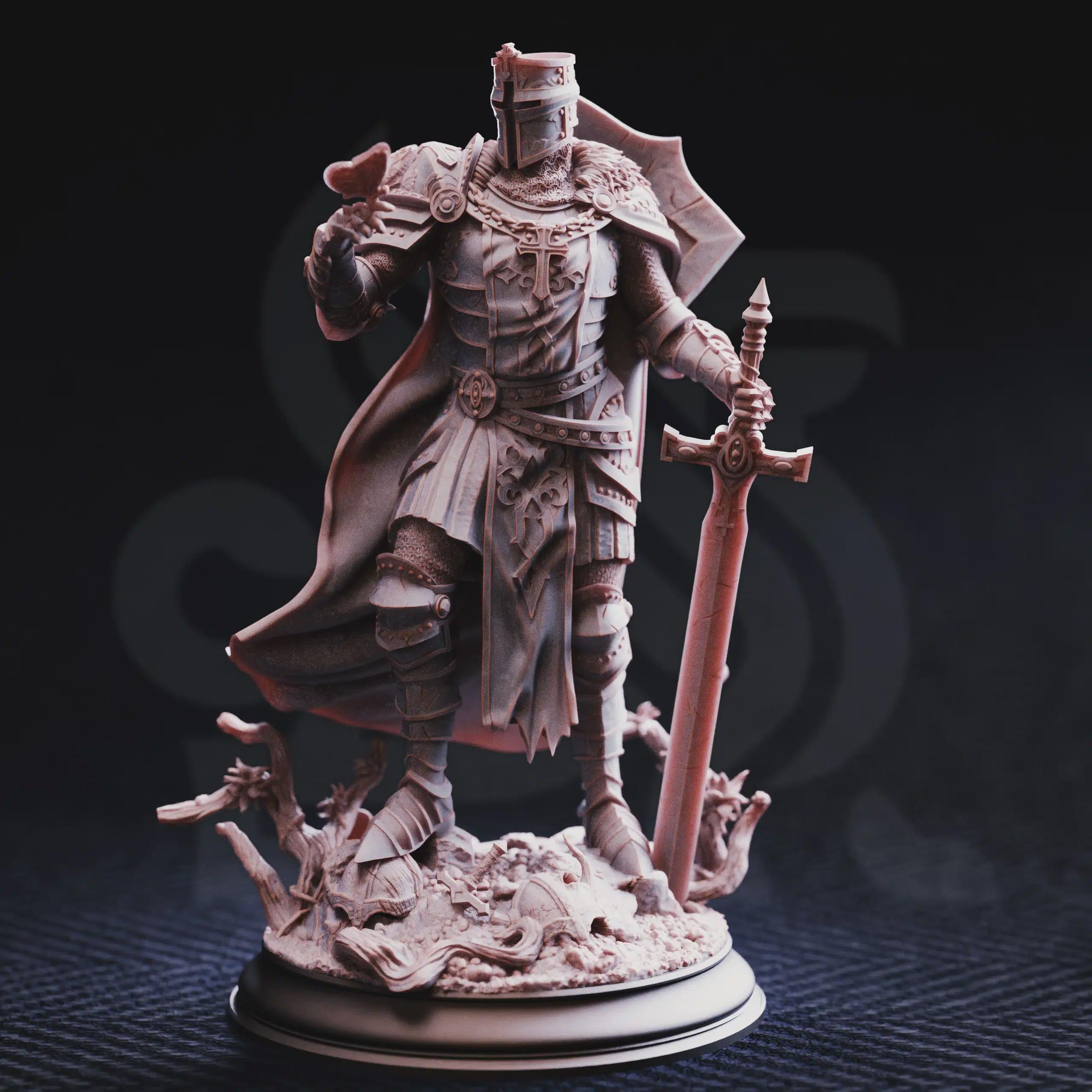 Ser Ludwig – Will of Horauthin | Fantasy D&D Miniature | Hero, Villain or NPC, Resin Model