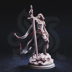 Jeanne du Lac – Maiden of Justice | Fantasy D&D Miniature | Hero, Villain or NPC, Resin Model