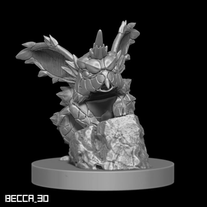 Kaijumon Nidoran Evoloution Line | Resin Miniatures | Pokémon Kaiju Fusion Collectibles