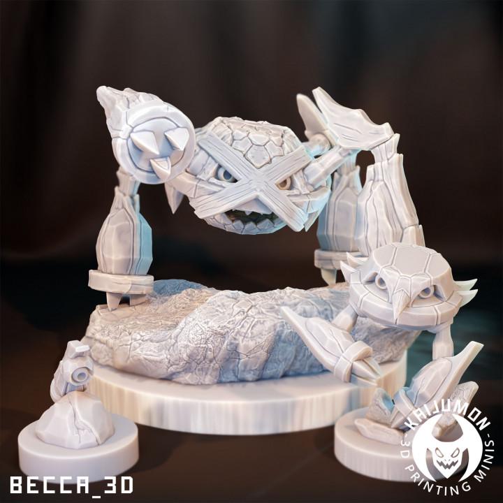 Kaijumon Beldum, Metang, Metagross & Mega Metagross | Resin Miniatures | Pokémon Kaiju Fusion Collectibles