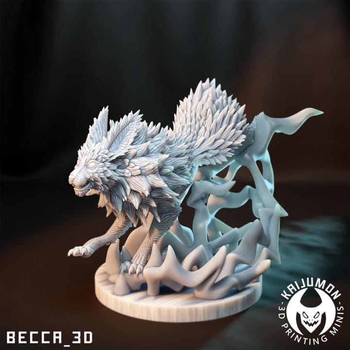 Kaijumon – Eeveelutions + Eevee Companion | Resin Miniatures | Pokémon Kaiju Fusion Collectibles