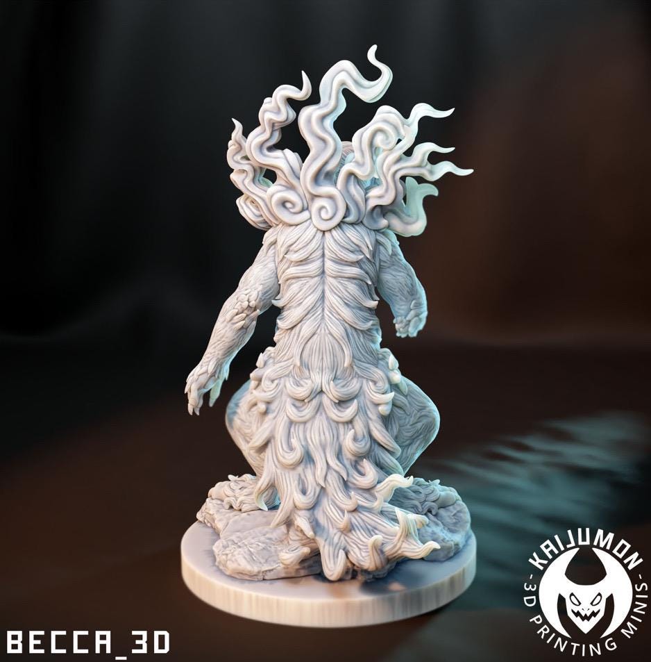 Kaijumon – Cyndaquil, Quilava, Typhlosion & Hisuian Typhlosion| 3D Resin Printed Figures