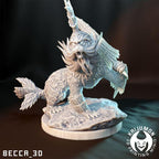 Kaijumon Oshawott, Dewott, Samurott & Mega Samurott | Resin Miniatures | Pokémon Kaiju Fusion Collectibles