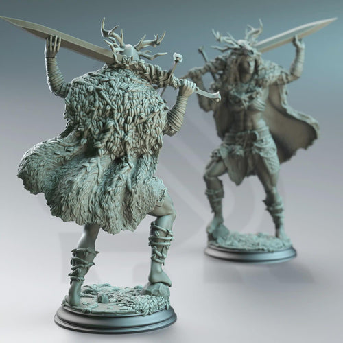 Aram’ra – Nature’s Rage | Fantasy D&D Miniature | Hero, Villain or NPC, Resin Model