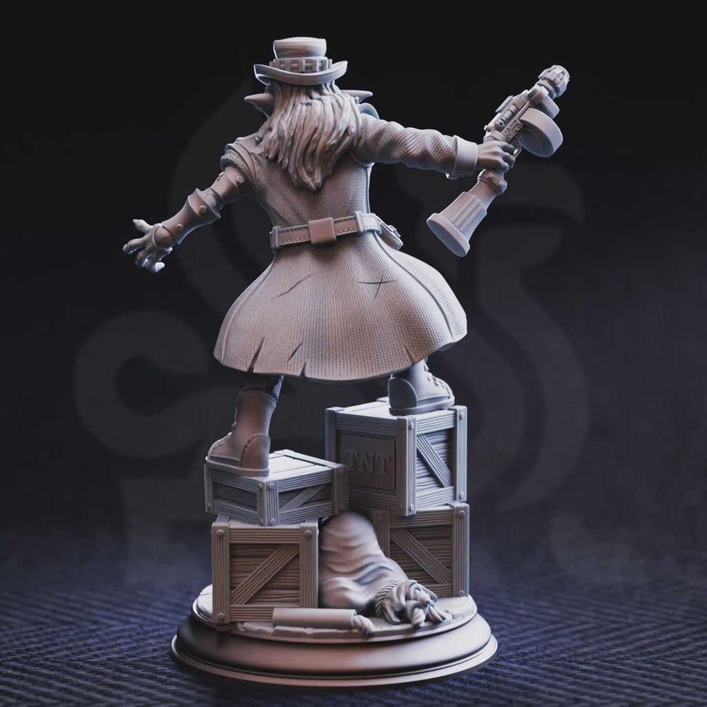 Brains - Inventor-Savant Miniature | Fantasy D&D Miniature | Hero, Villain or NPC, Resin Model