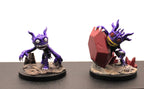 Kaijumon Sableye & Mega Sableye | Resin Miniatures | Pokémon Kaiju Fusion Collectibles