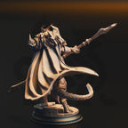 Apokris the Resolute – Silver Dragonkin Paladin | Fantasy D&D Miniature | Hero, Villain or NPC, Resin Model